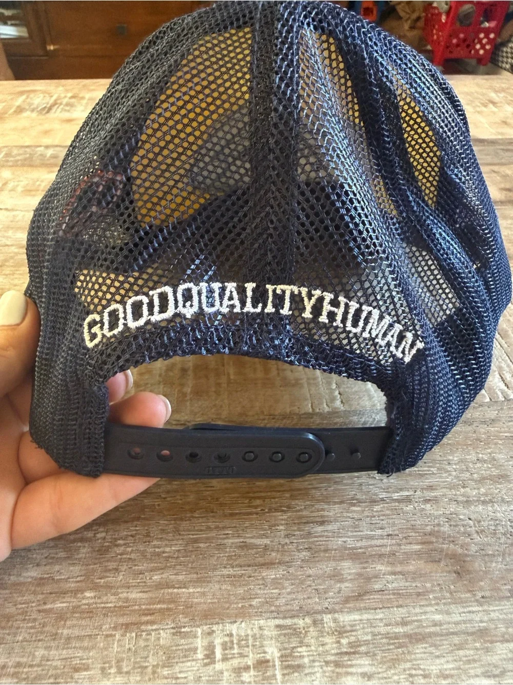 Trucker Hat UNISEX - Navy and Cream